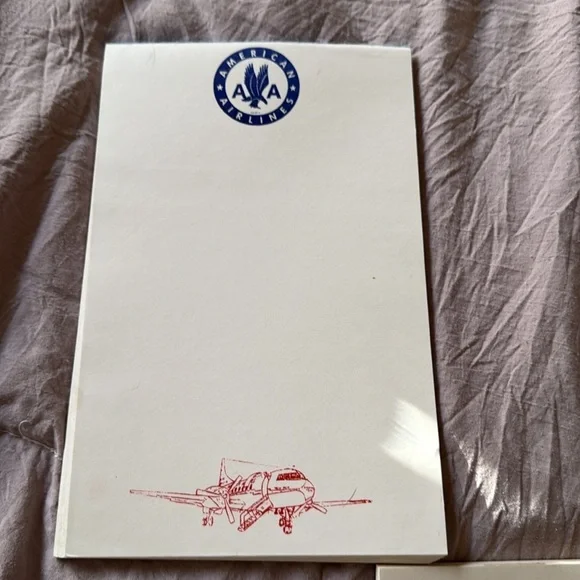 Vintage American Airlines notepads and iron on patches - Picture 5 of 5